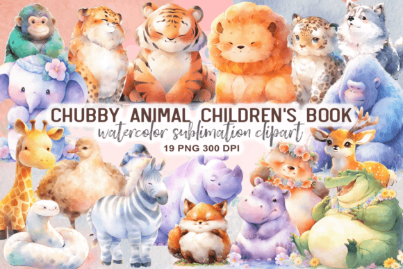 Bringing Stories to Life with Chubby Animal Children's Book Clipart