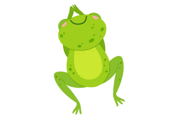 Capture Childhood Joy with Jumping Frog. Funny Childish Animal. Che