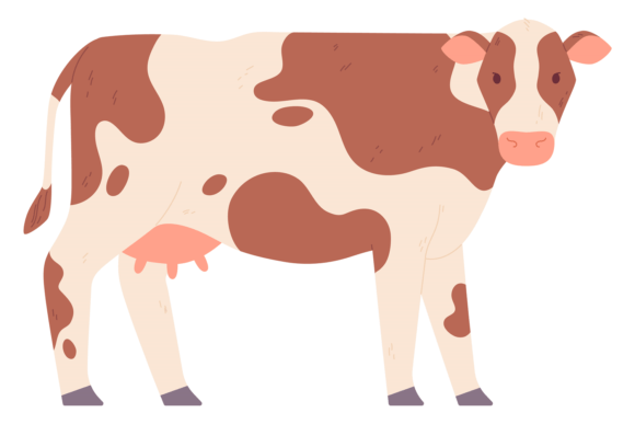 Cow Color Icon: The Ultimate Farm Animal Cattle Symbol