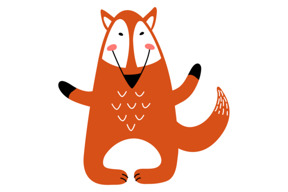 Cute Fox: Scandinavian Style Animal