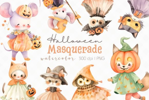 Halloween Animal Masquerade Watercolor: A Designer’s Guide