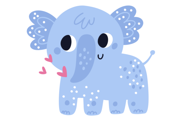 Lovely Elephant: A Cute Animal Character for Your Projects