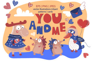 Unleash Whimsy: Your Guide to the Valentine Cartoon Animal Bundle
