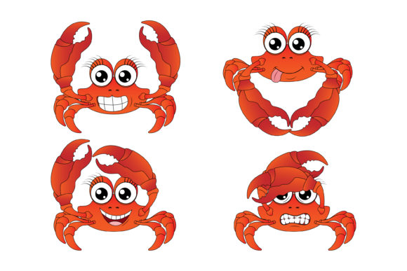 Unleashing Creativity with the Cute Crab Animal Cartoon